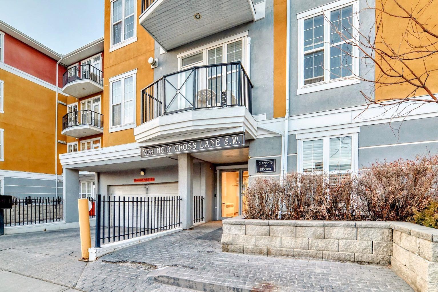 Property Photo: 208 Holy Cross Lane SW 218 AB T2S 3G3