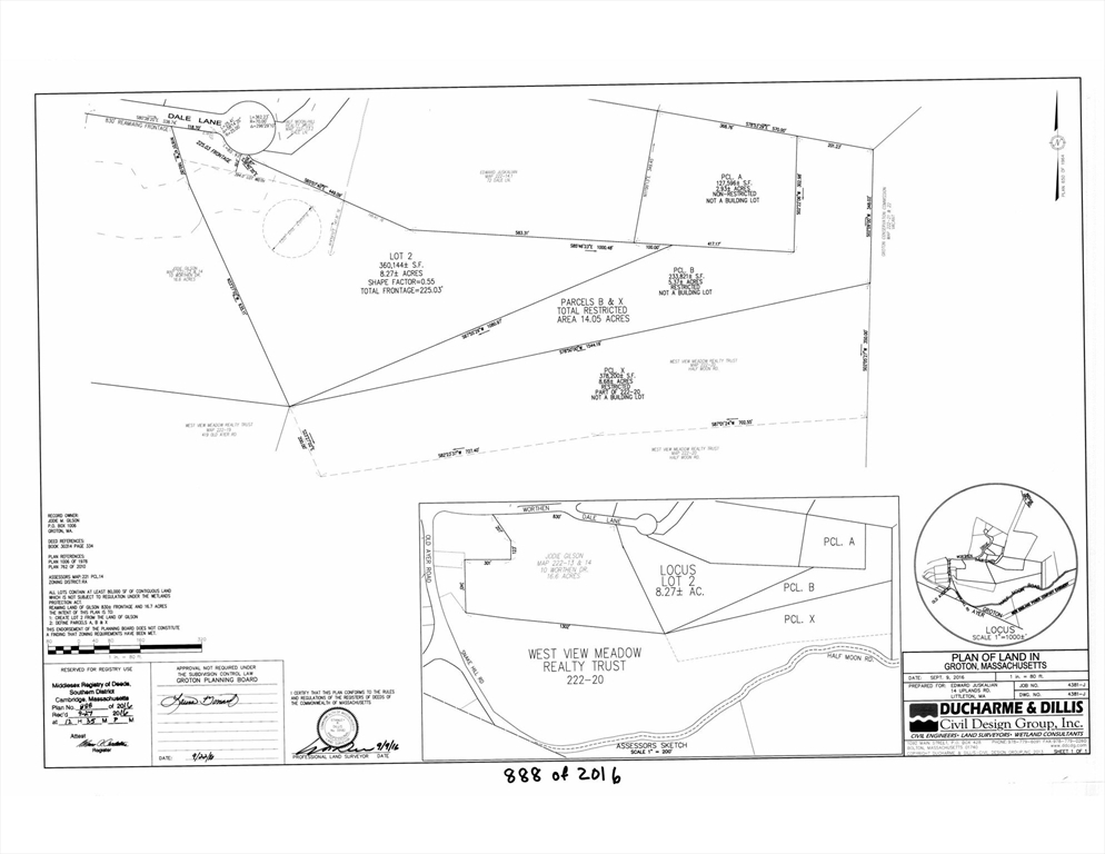 Property Photo:  72 Dale Lane Lot 2  MA 01450 