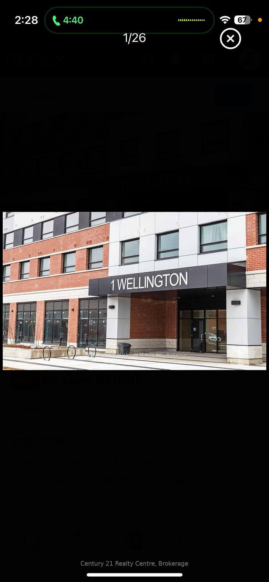 Property Photo:  1 Wellington Street 306  ON N3T 2L3 
