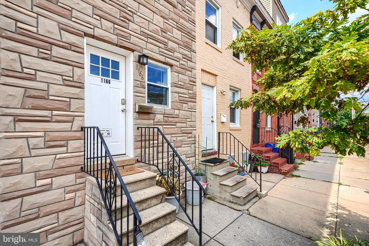 Property Photo: 1166 Carroll Street MD 21230