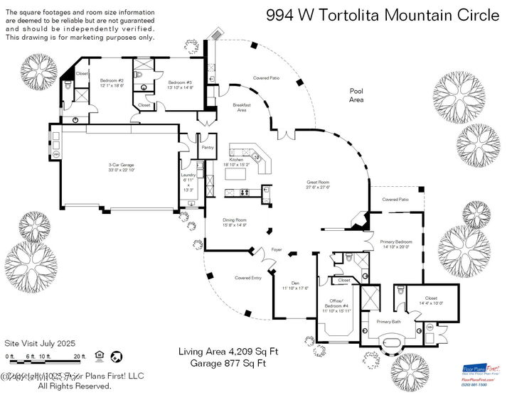 Property Photo:  994 W Tortolita Mountain Circle  AZ 85755 