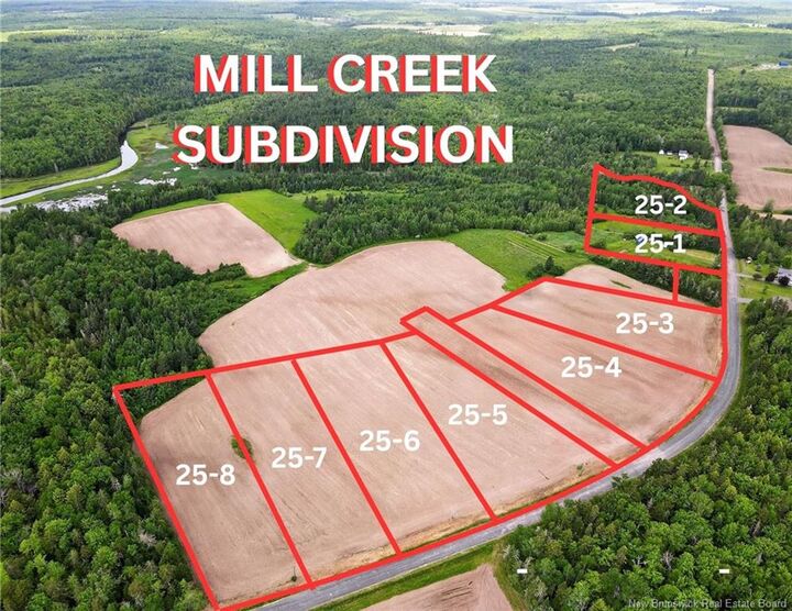Property Photo:  Lot 25-6 Mill Creek Road  NB E4S 4H5 