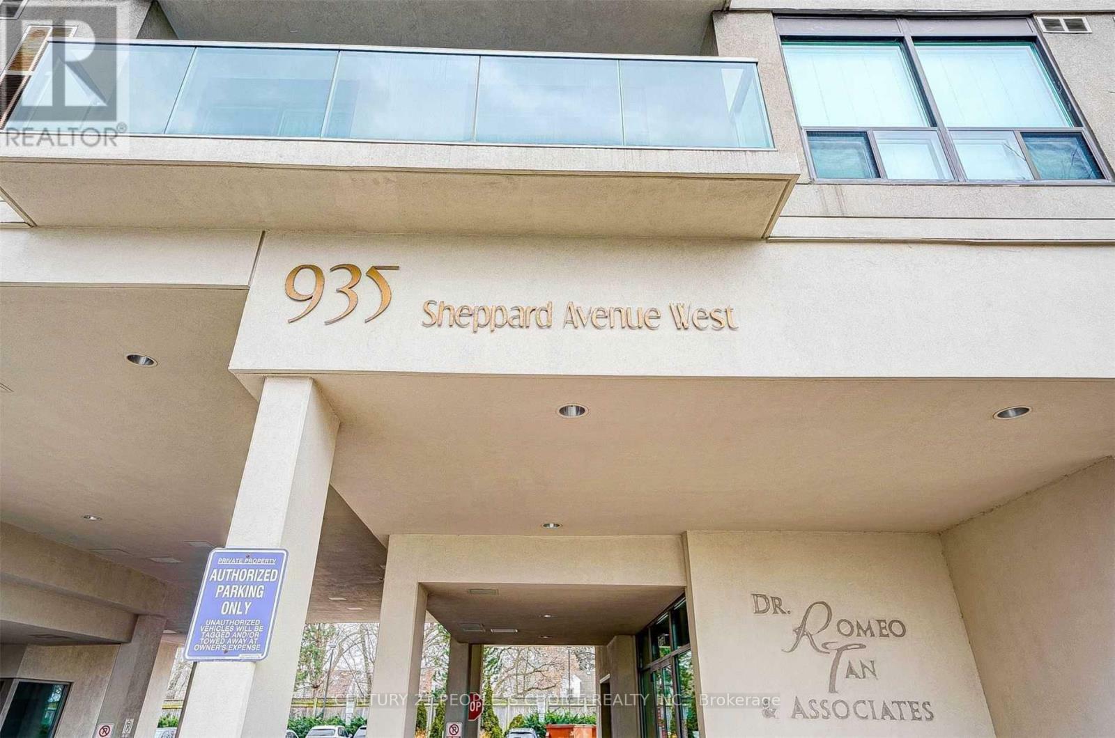 Property Photo: 935 Sheppard Avenue West 603 ON M3H 2T7