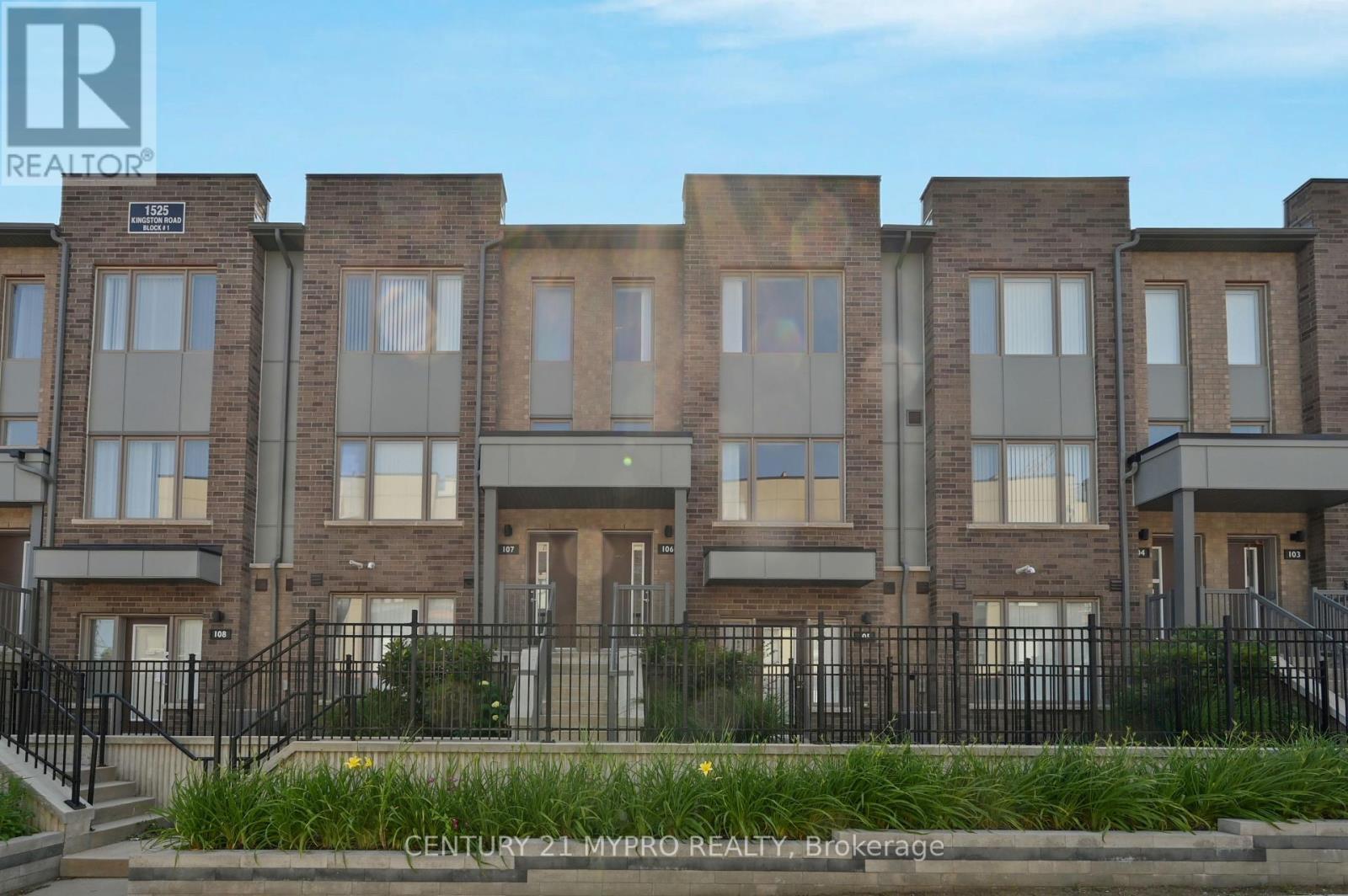 Property Photo: 1525 Kingston Road 106 ON L1V 1C2
