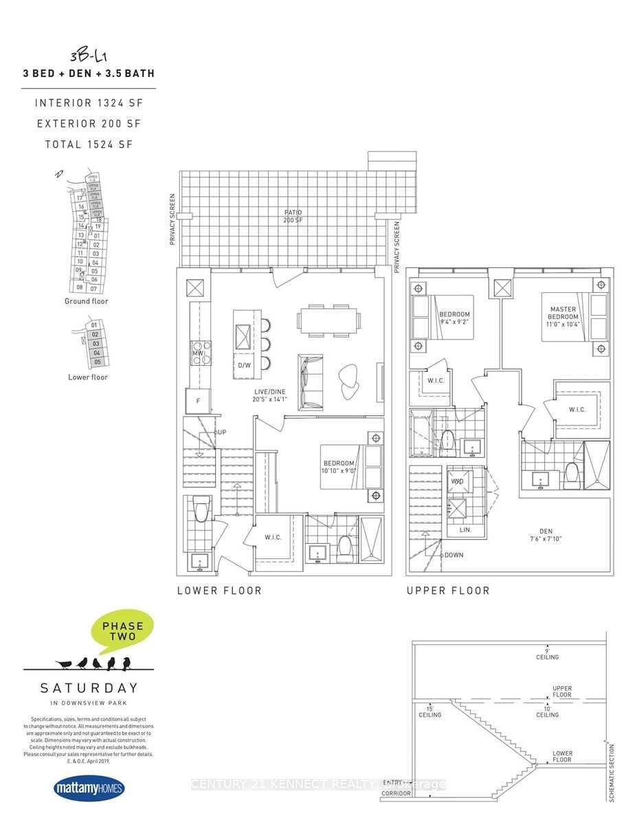 Property Photo: 60 George Butchart Drive Th 3 ON M3K 0E1