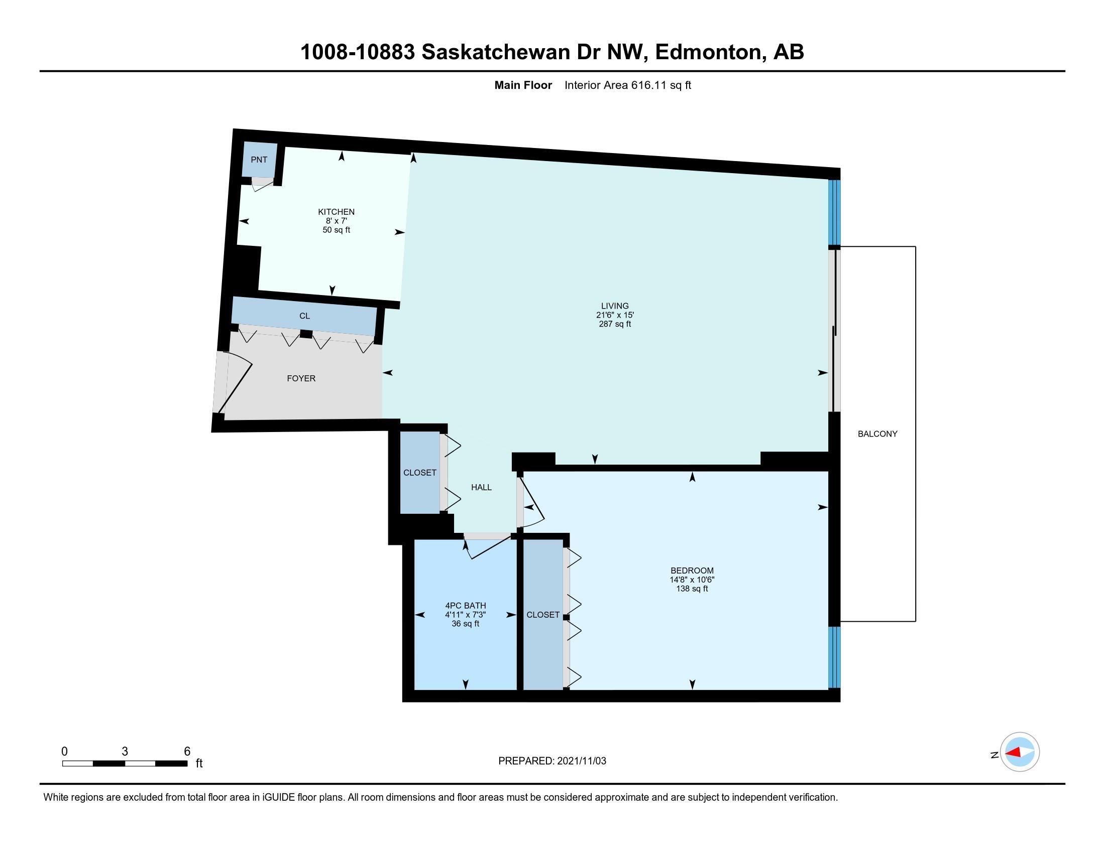 Property Photo:  10883 Saskatchewan Drive NW 1008  AB T6E 4S6 
