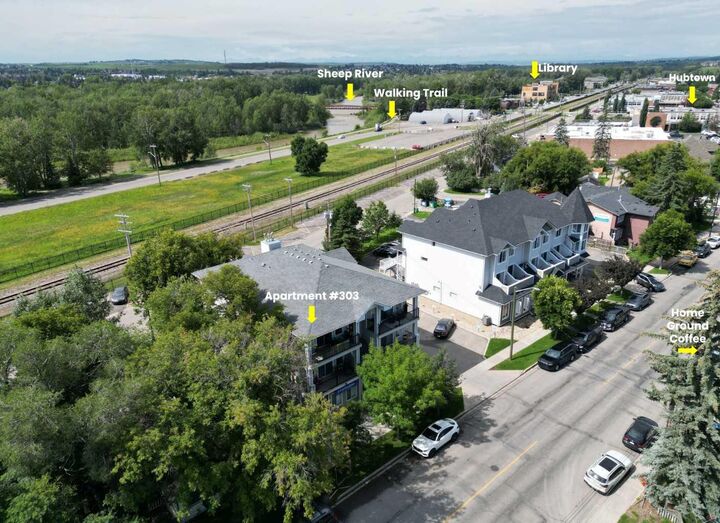 Property Photo:  29 N Railway Street 303  AB T1S 1J3 