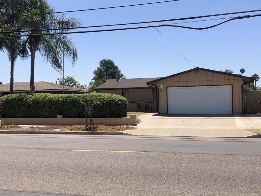 Property Photo: 1681 E Mission Avenue CA 92027