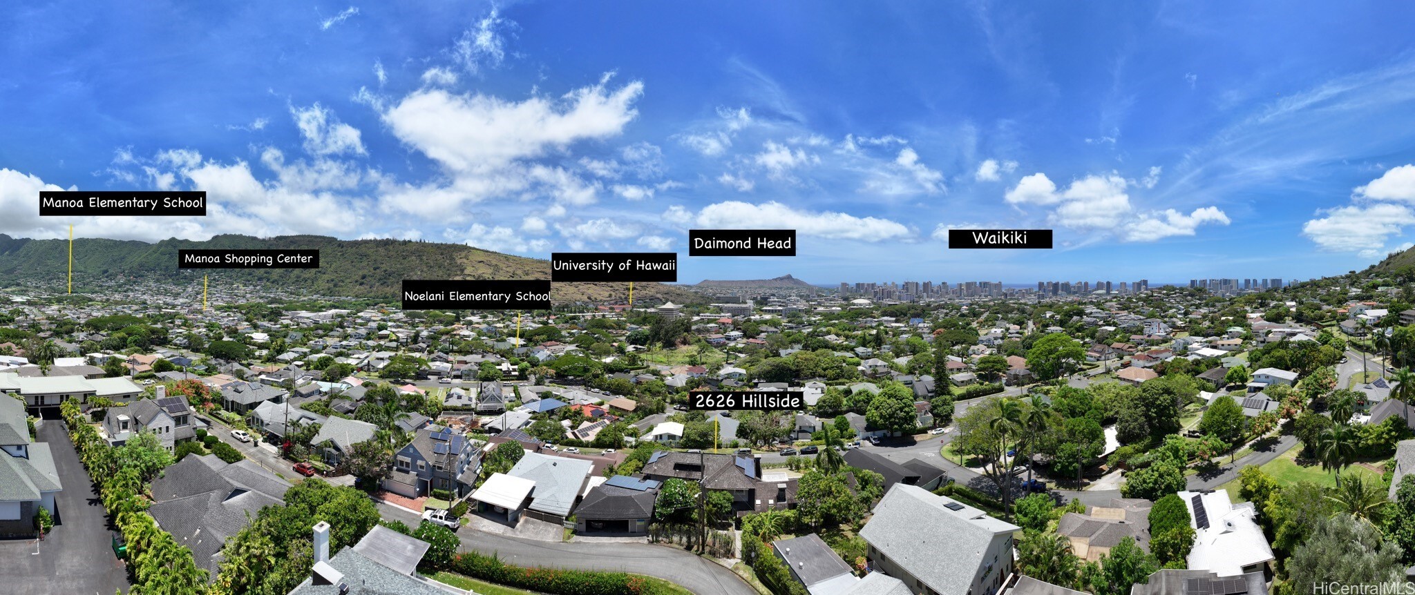 Property Photo:  2626 Hillside Avenue  HI 96822 