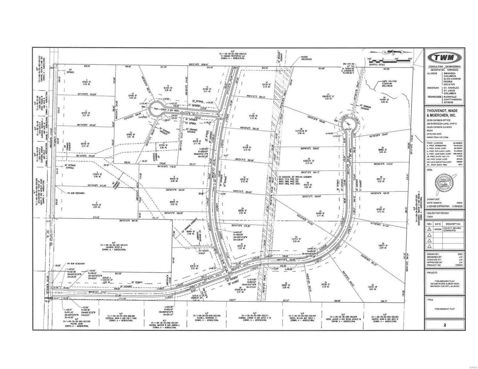 Property Photo: 0 Birchwood Lot 7 Drive IL 62025