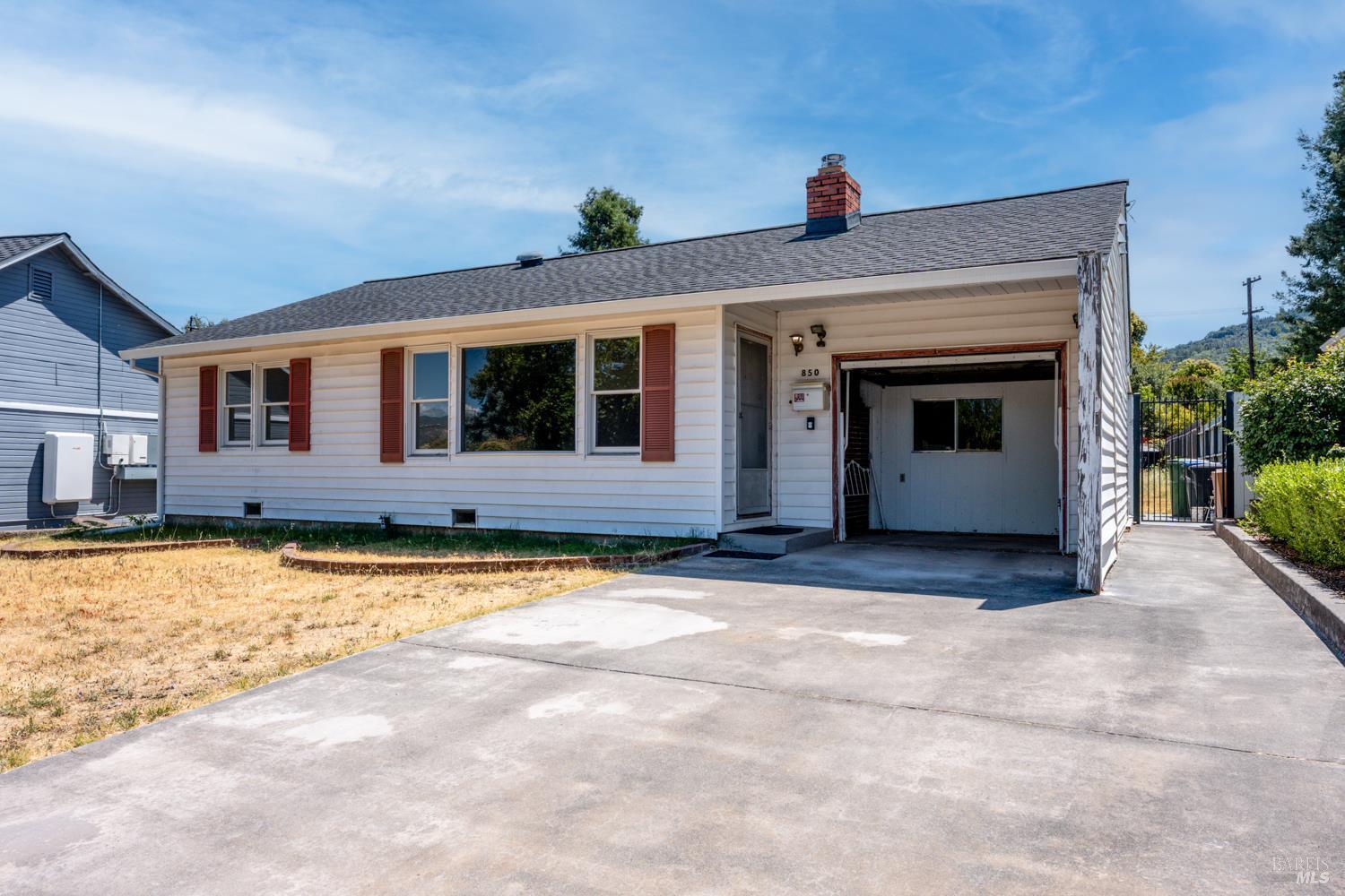 Property Photo: 850 Mendocino Drive CA 95482