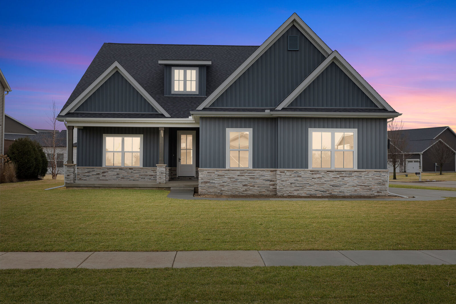 Property Photo:  1108 Glen Abbey Drive  IL 61822 