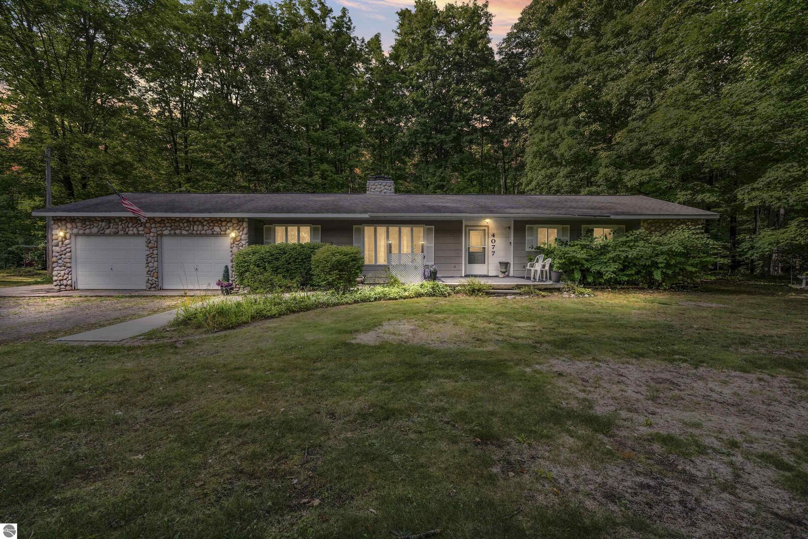 Property Photo: 4077 NE Twin Lake Road MI 49659