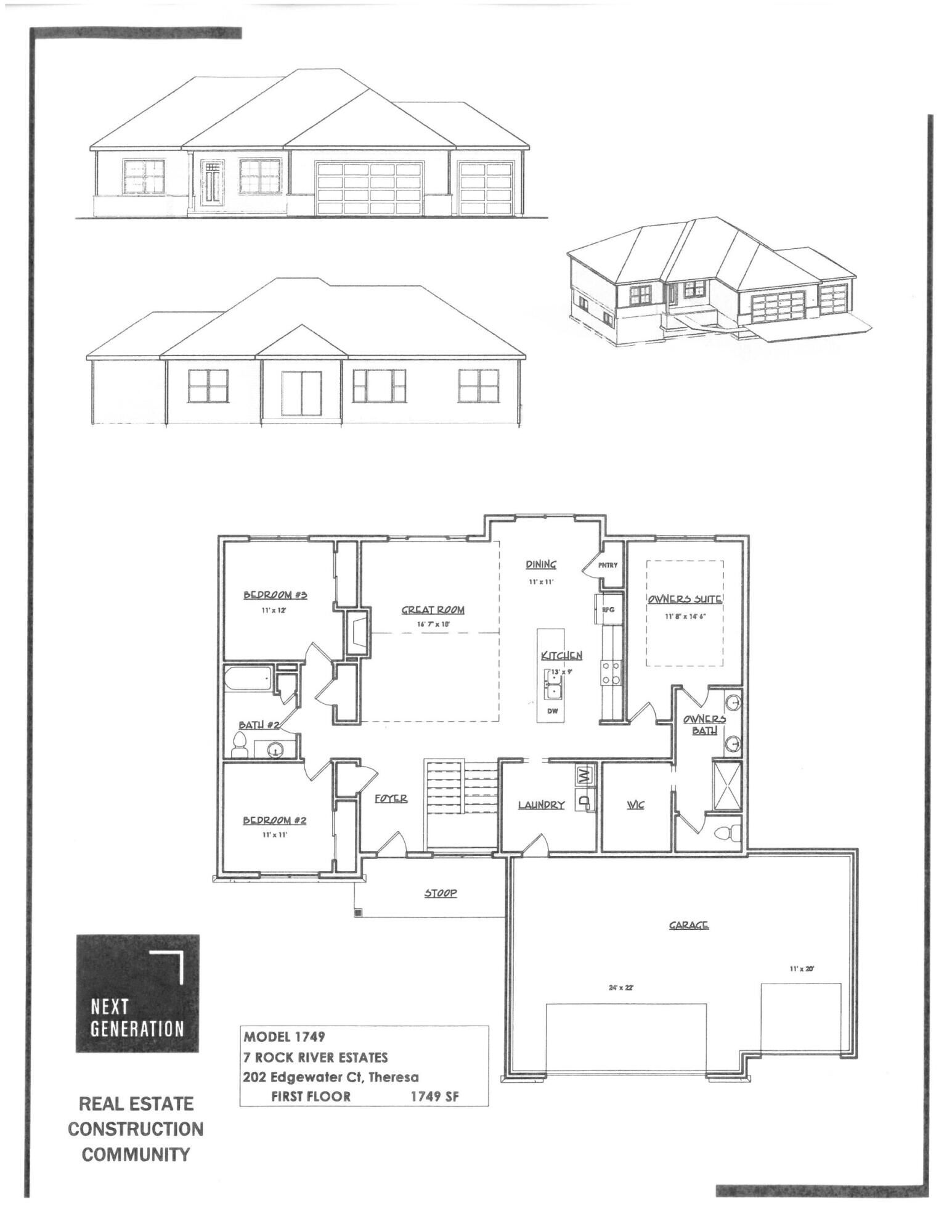 Property Photo:  202 Edgewater Ct  WI 53091 