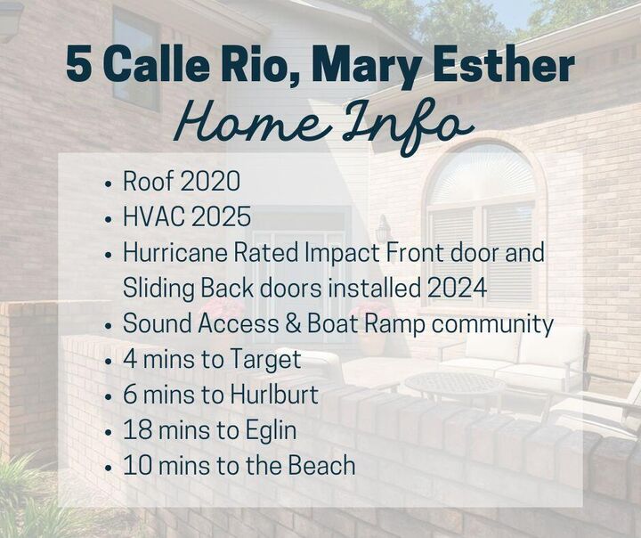 Property Photo:  5 Calle Rio  FL 32569 