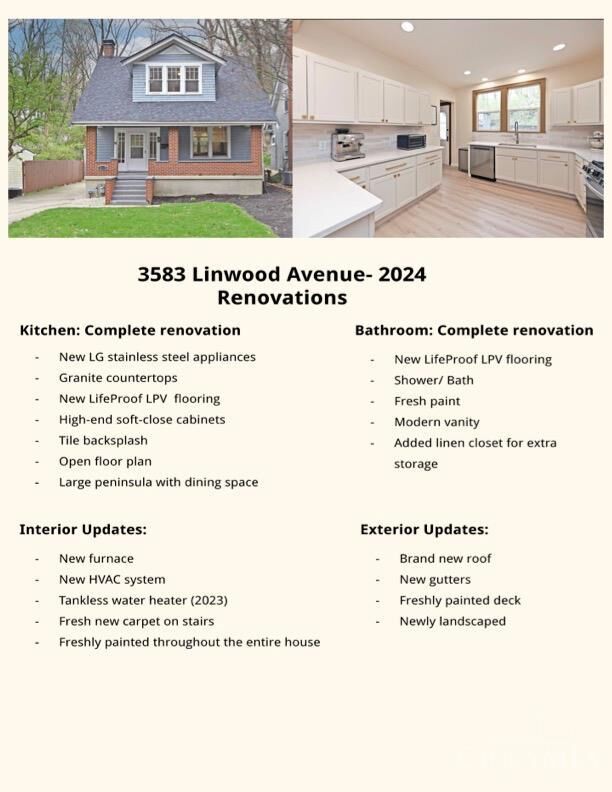 Property Photo:  3583 Linwood Avenue  OH 45226 