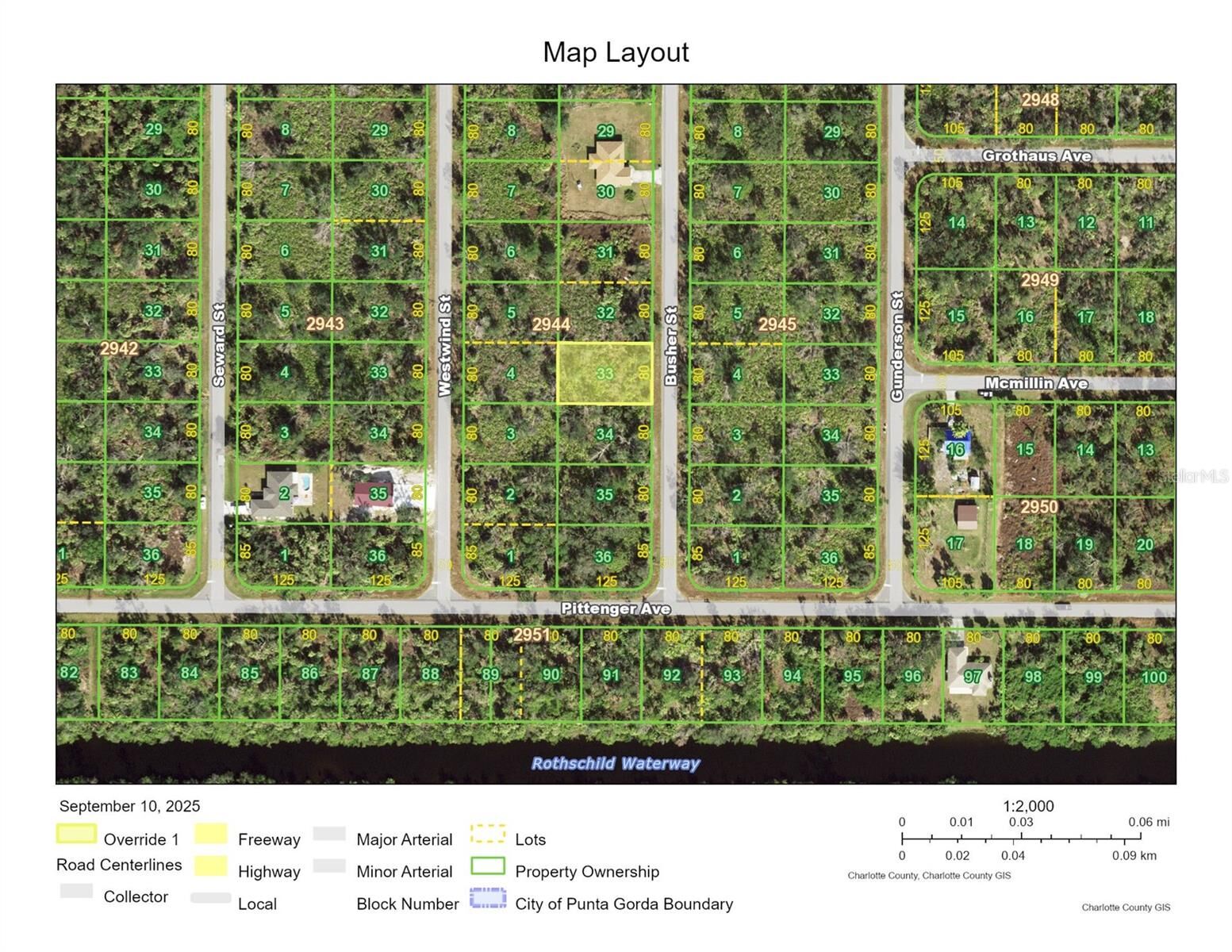 Property Photo: 2195 Busher Street FL 33953