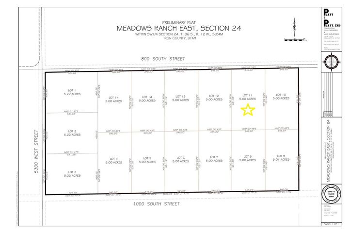 Property Photo:  800 S 5300 W Lot 11 Ph 2  UT 84720 