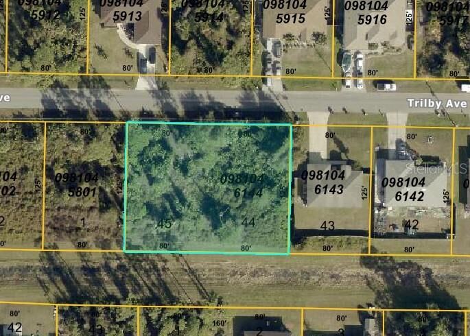 Property Photo: Lot 44 &Amp 45 Trilby Avenue FL 34286