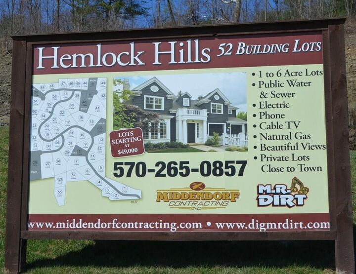 Property Photo: Lot 25A Hemlock Hills Rd PA 18848