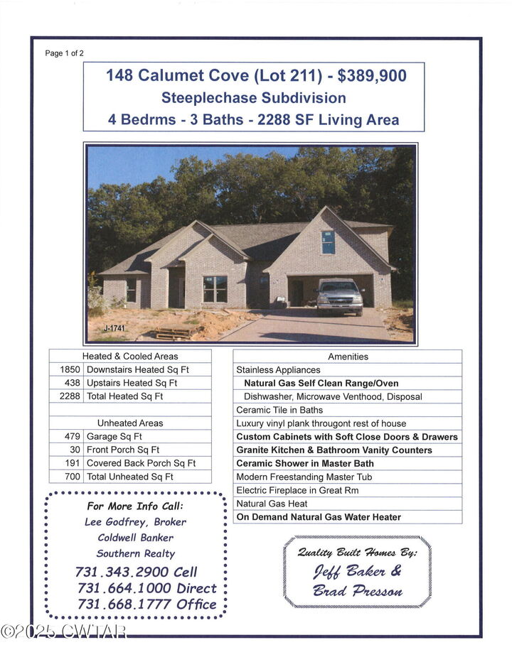 Property Photo: 148 Calumet Cove TN 38355