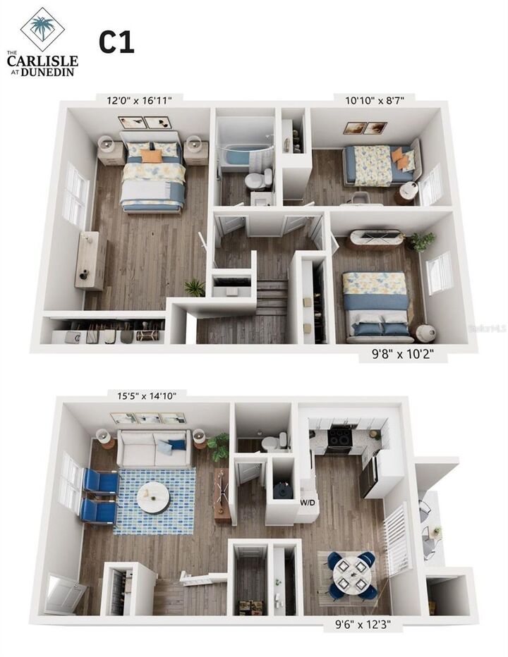 Property Photo:  612 Bass Court Th-608  FL 34698 