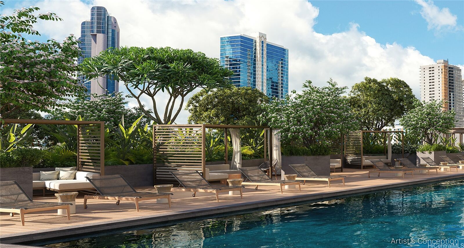 Property Photo:  728 Ala Moana Boulevard 3711  HI 96813 