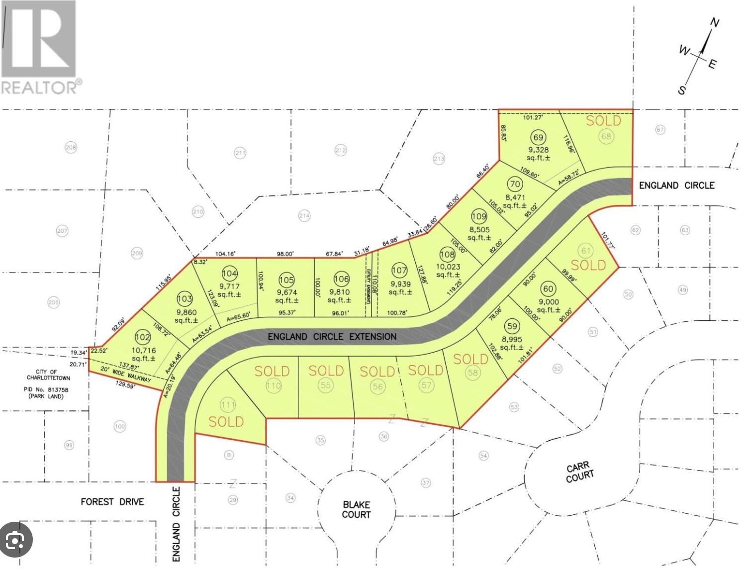 Property Photo: Lot 109 England Circle PE C1E 1V7