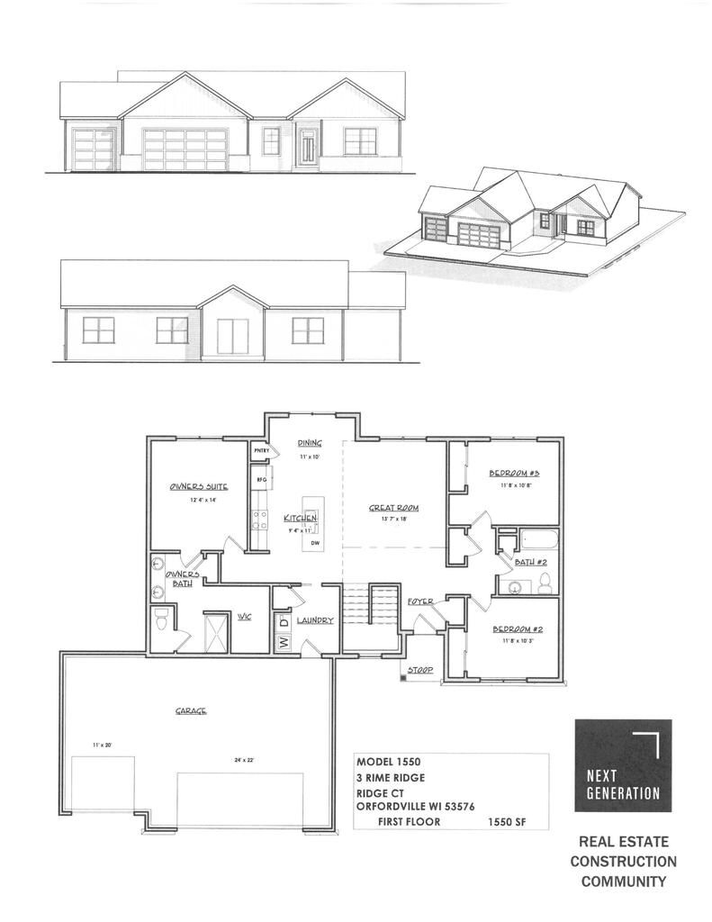 Property Photo:  412 Ridge Court  WI 53576 