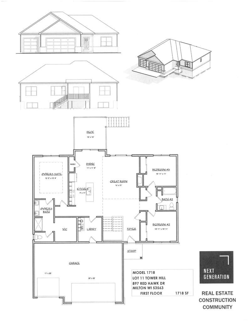 Property Photo:  897 Red Hawk Drive  WI 53563 