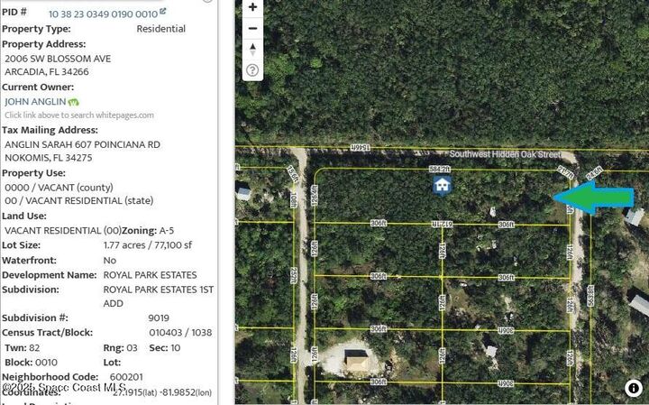 Property Photo:  2006 SW Blossom Avenue  FL 34266 