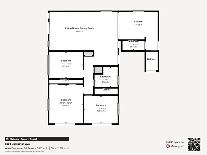 Property Photo:  6304 Burlington Avenue  IN 46220 