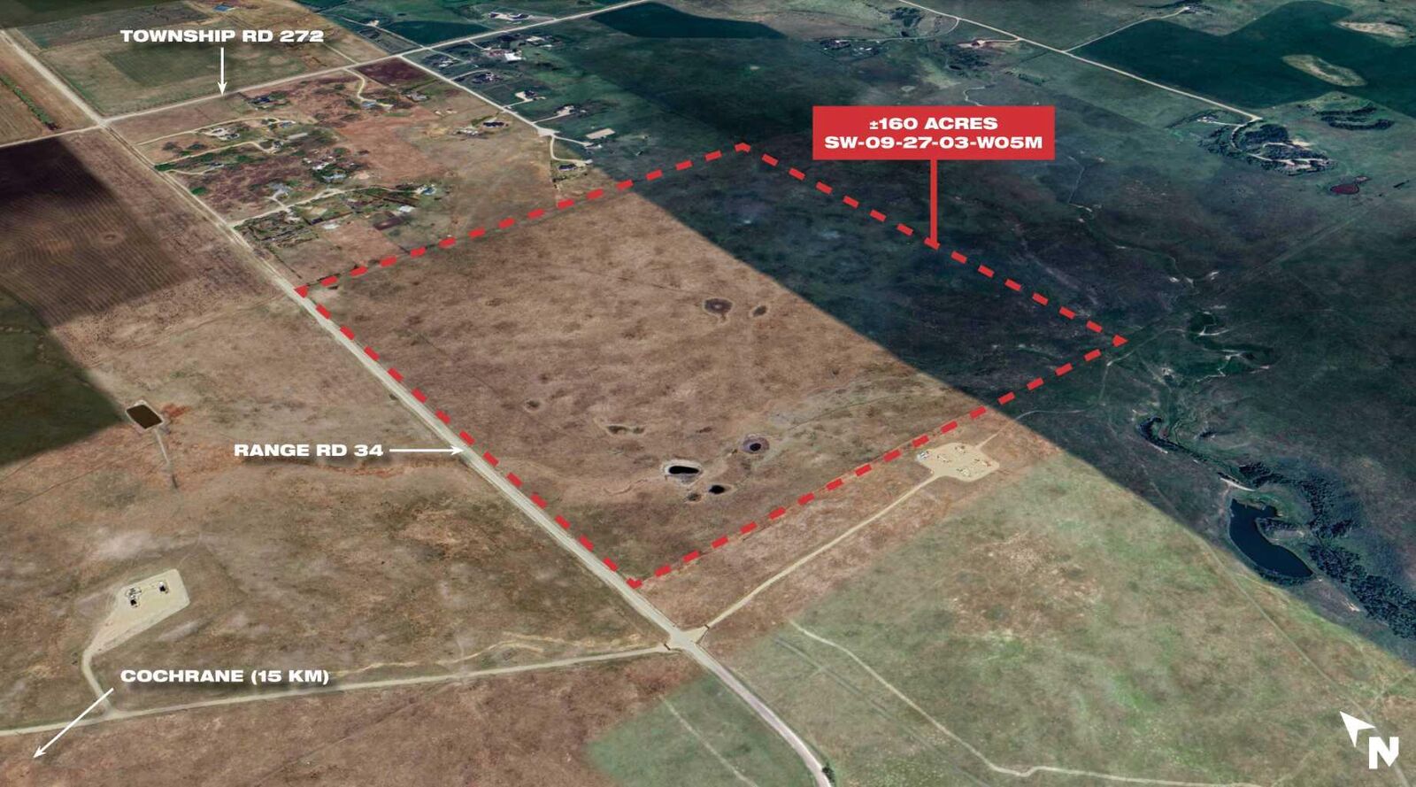 Property Photo:  SW-09-27-03-W05m  AB T4C 2Z6 