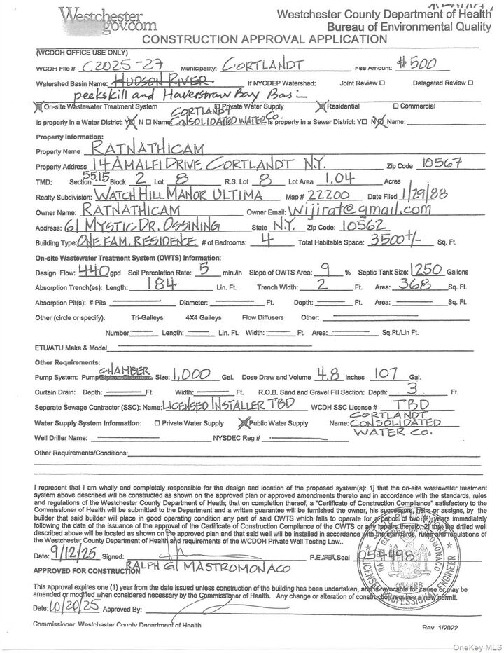 Property Photo:  14 Amalfi Drive  NY 10567 