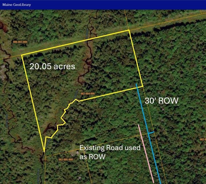 Property Photo:  M2, L4 Off Sacarap Road  ME 04623 