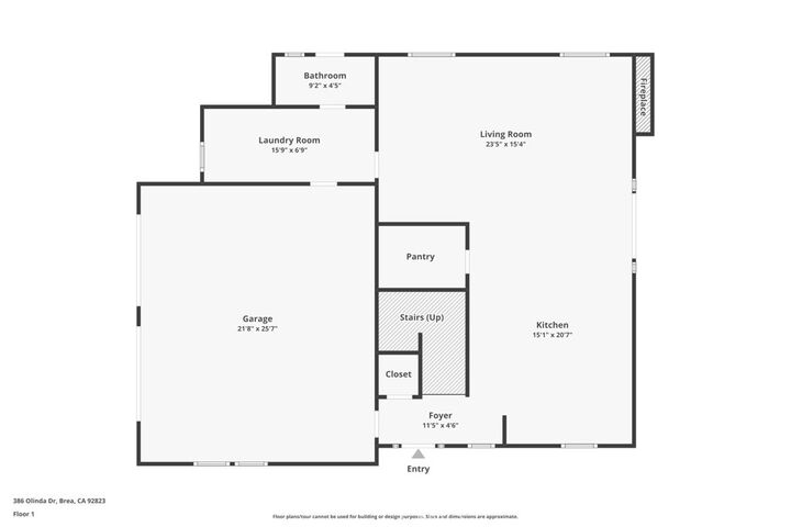 Property Photo:  386 Olinda Drive  CA 92823 