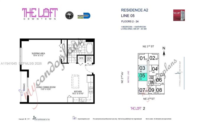 Property Photo:  234 NE 3rd St Lph05  FL 33132 