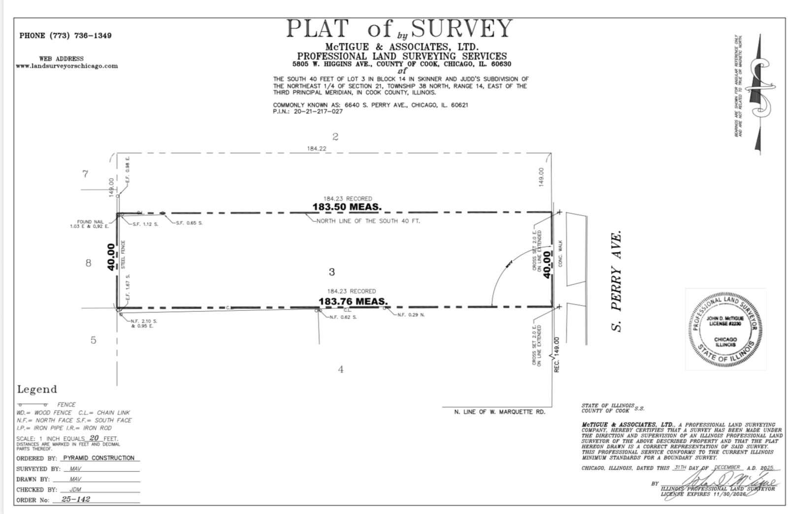 Property Photo:  6640 S Perry Avenue  IL 60621 