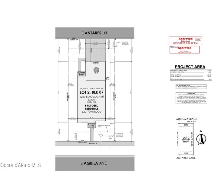 Property Photo: 5280 E Aquila Ave ID 83854