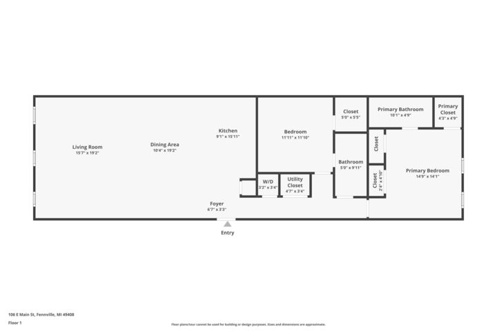 Property Photo: 106 E Main Street MI 49408