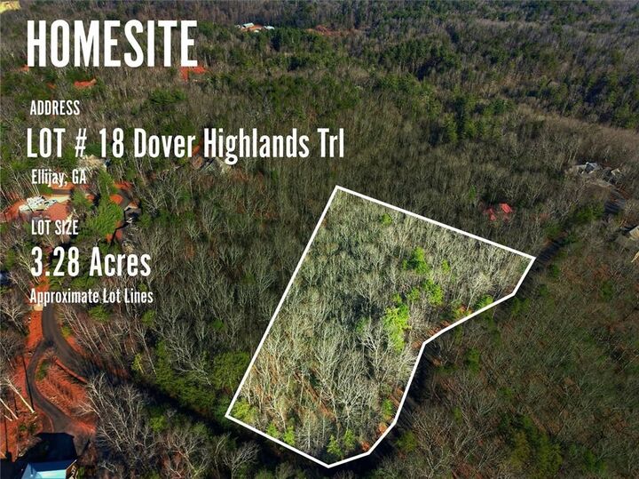 Property Photo:  Lot 18 Dover Highlands Trail  GA 30540 