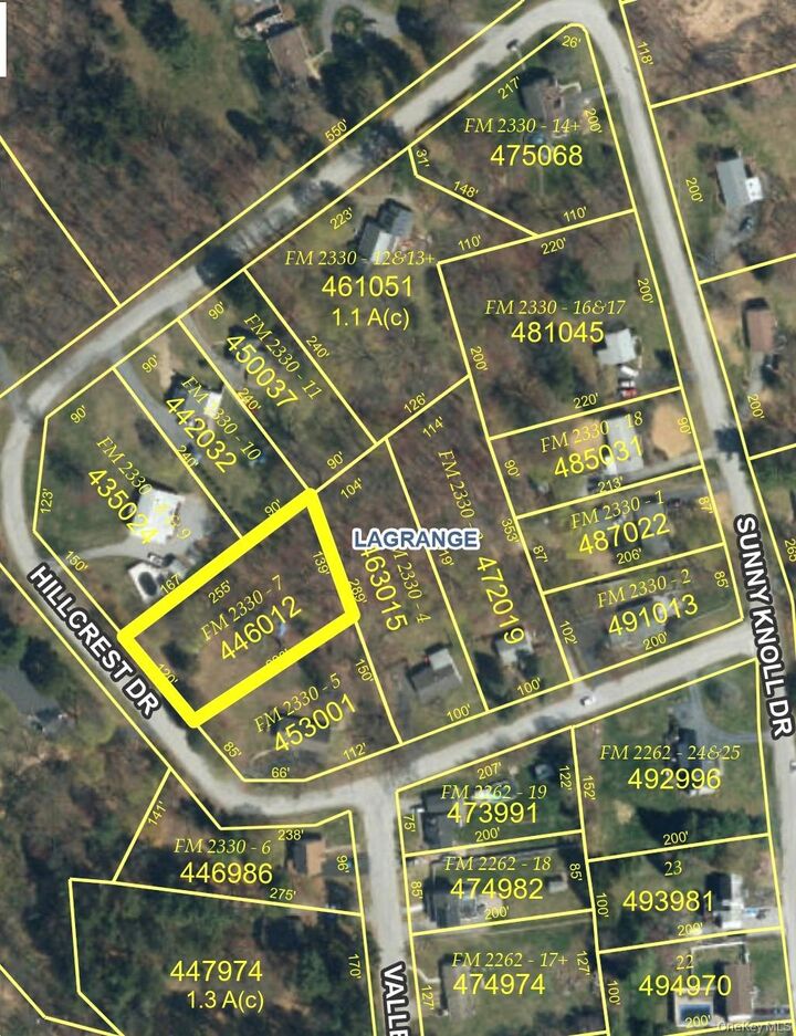 Property Photo:  Hillcrest Drive  NY 12603 