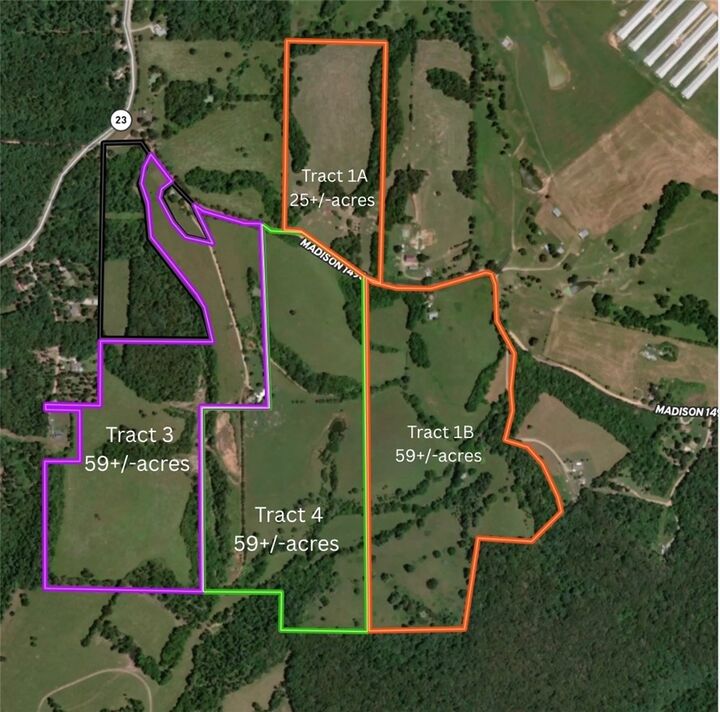 Property Photo:  Tract 4 Madison 1490 Street  AR 72740 