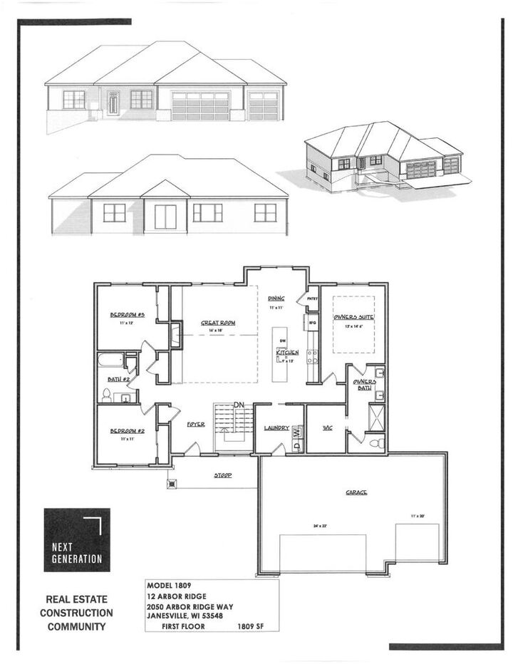 Property Photo:  2050 Arbor Ridge Way  WI 53548 