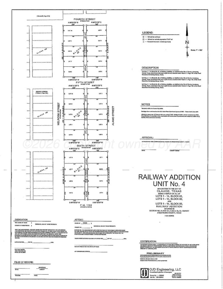 Property Photo:  Lot 007, Blk 81 Melrose Street  TX 79019 