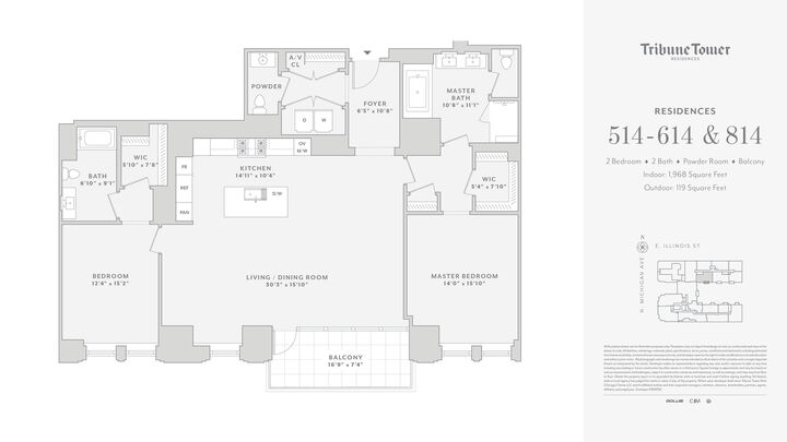 Property Photo:  435 N Michigan Avenue 814  IL 60611 