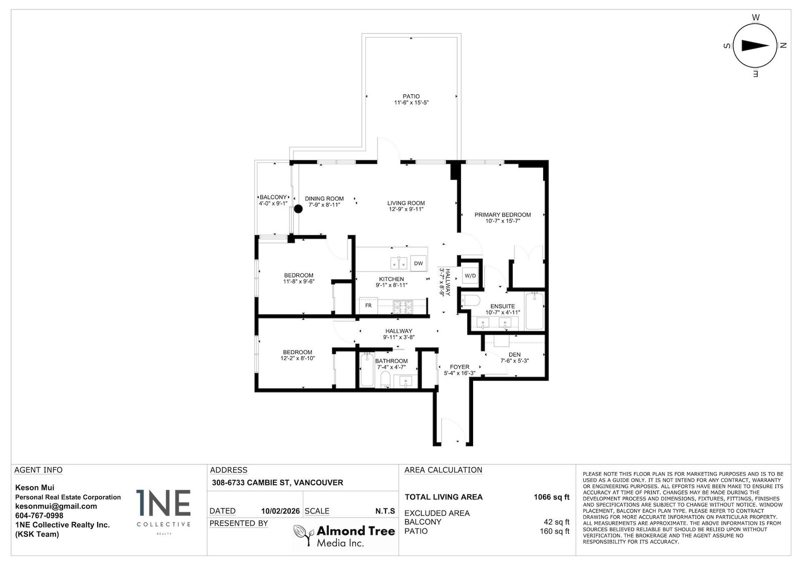 Property Photo:  6733 Cambie Street 308  BC V6P 3H1 