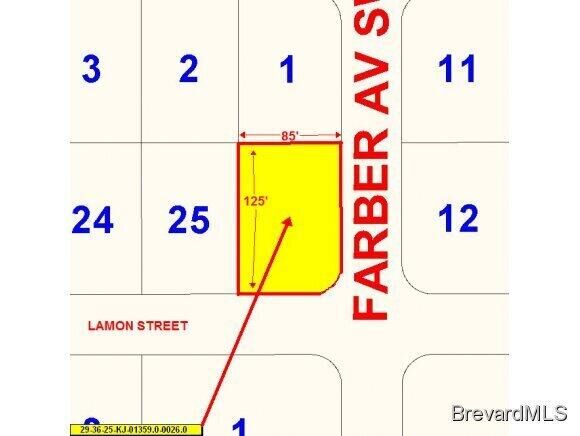 Property Photo:  501 Lamon St &Amp Farber Ave  FL 32908 