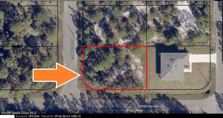 Property Photo:  3197 Corner Lot On Frantz Avenue SW  FL 32908 