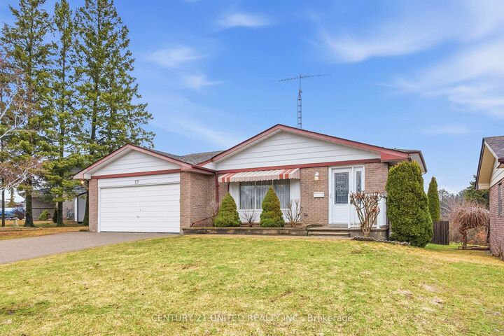 Photo de la propriété:  27 Payne Crescent  ON L1A 3Y3 